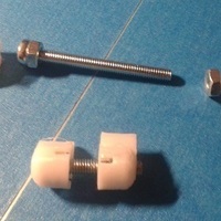Small Knob for 3 mm nut or bolt with pointer 3D Printing 127167