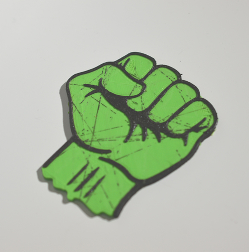 "Socialist Fist" 3D Print 127196