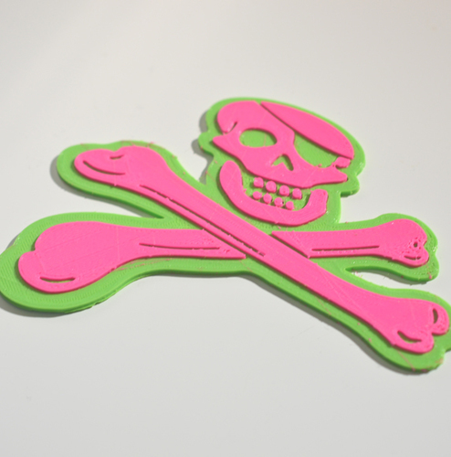 "Jolly Roger Crossbones" 3D Print 127198
