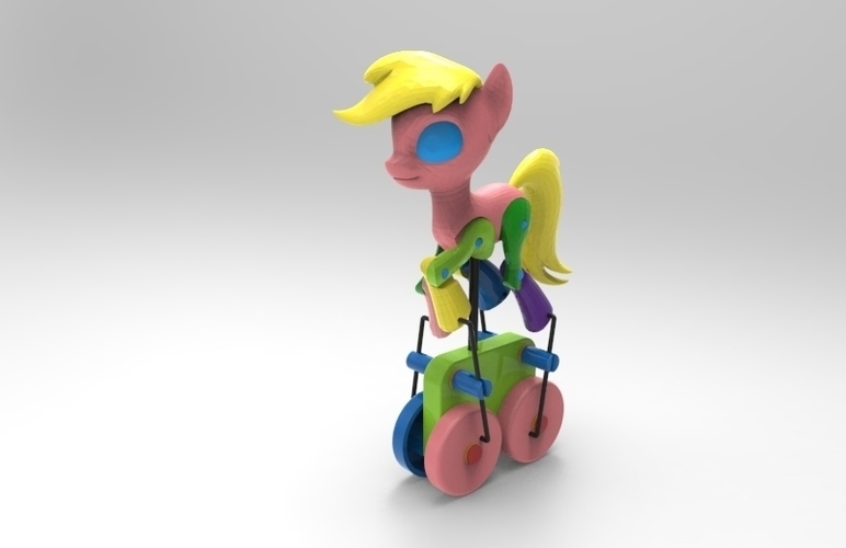 walking pony push 3D Print 127205