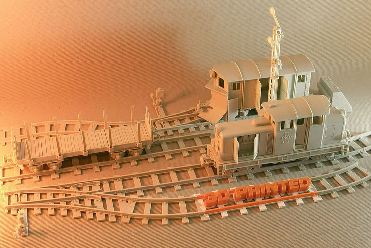 DIESEL-01 LOCOMOTIVE MODEL THAT FITS LEGO TRACKS.. 3D Print 127373