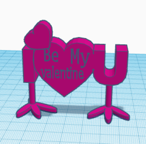 valentines 3D Print 127418