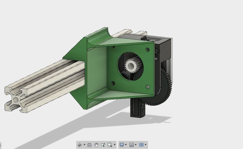 E3D Titan bracket holder for 2020 extrusion 3D Print 127472