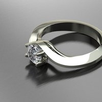 Solitaire Ring - Thumbnail 2