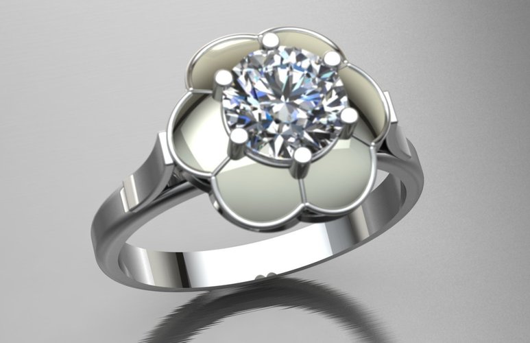 Jewelry Ring Women 3D Print 127677
