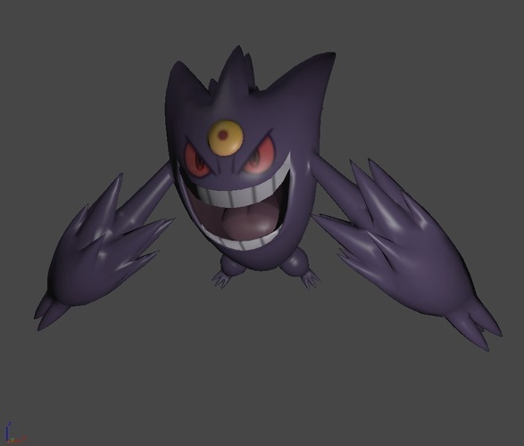 Mega Gengar Shiny - 3D model by Rashky (@rashky) [53e915e]