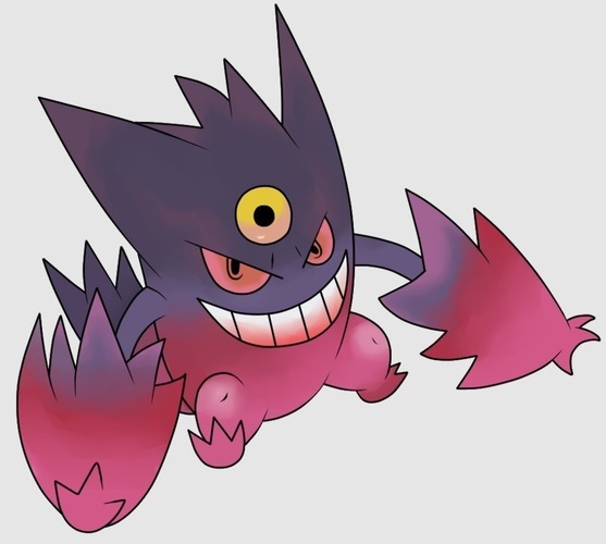 Pokemon Gengar Mega Evolution | 3D Print Model