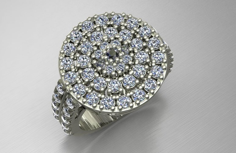 Jewelry Ring Women 3D Print 127883
