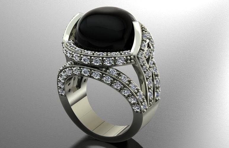 Jewelry Ring Women 3D Print 127886