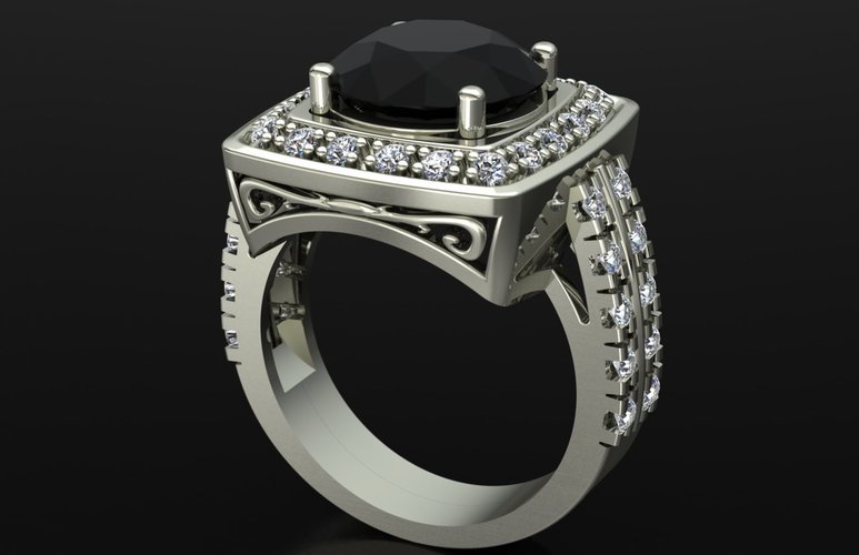 Jewelry Ring Women 3D Print 127908