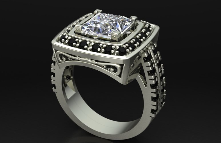 Jewelry Ring Women 3D Print 127919
