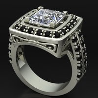 Small Jewelry Ring Women 3D Printing 127919