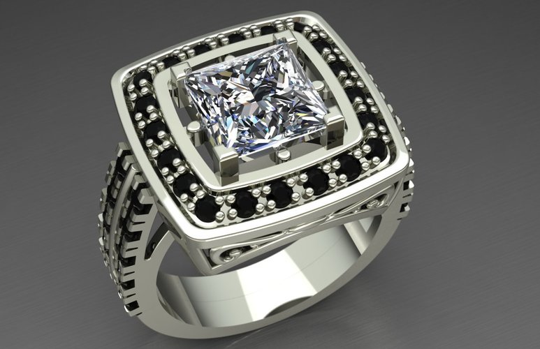 Jewelry Ring Women 3D Print 127920