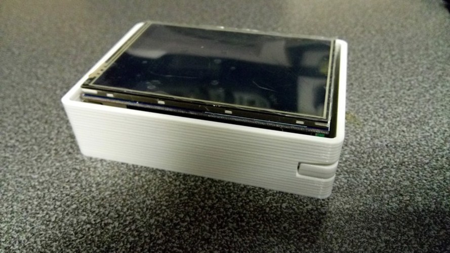 Raspberry Pi3 LCD 3,5" Case & Touch Pen 3D Print 127948