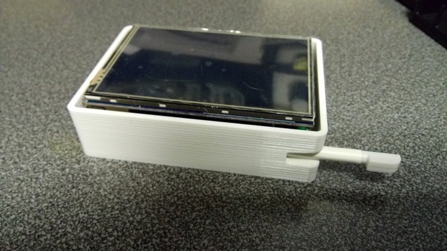 Raspberry Pi3 LCD 3,5" Case & Touch Pen 3D Print 127950