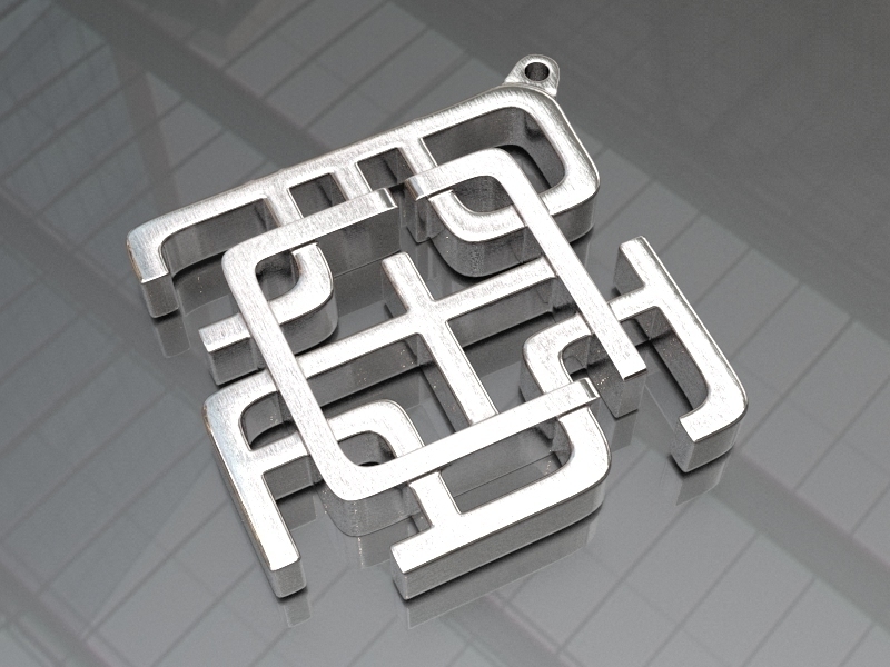 Maze Pendant