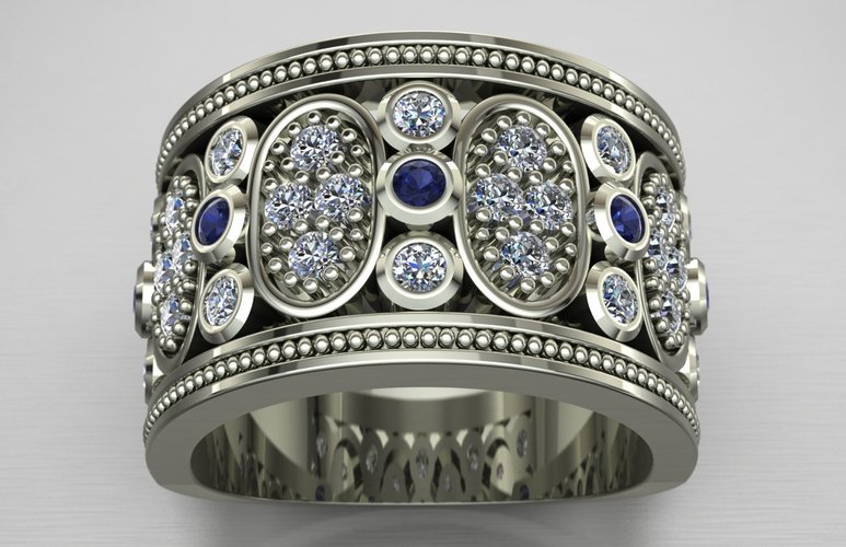 Jewelry Ring Women 3D Print 128260