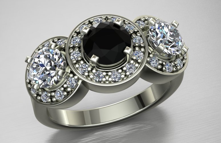 Jewelry Ring Women 3D Print 128285