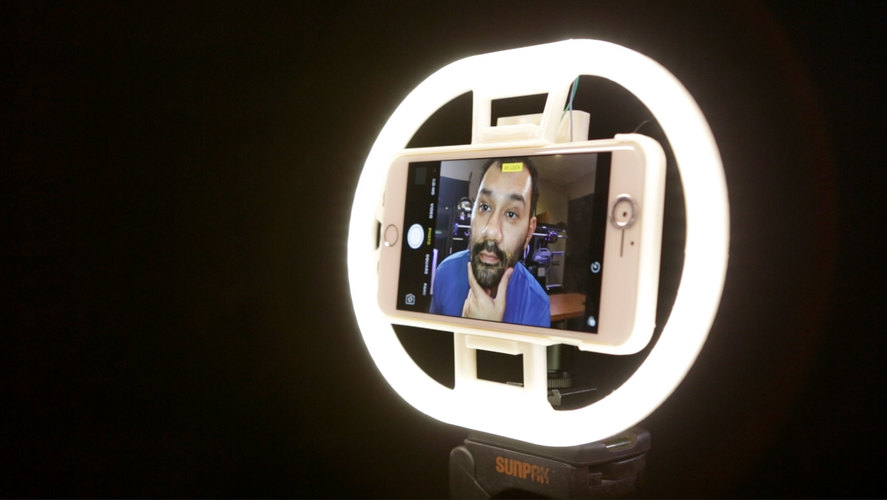 LED Ring Light 3D Print 128306