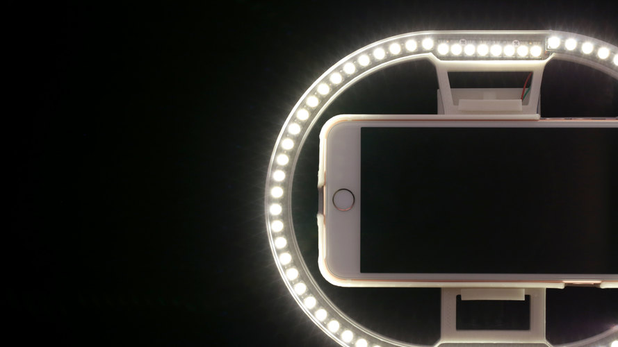 LED Ring Light 3D Print 128381