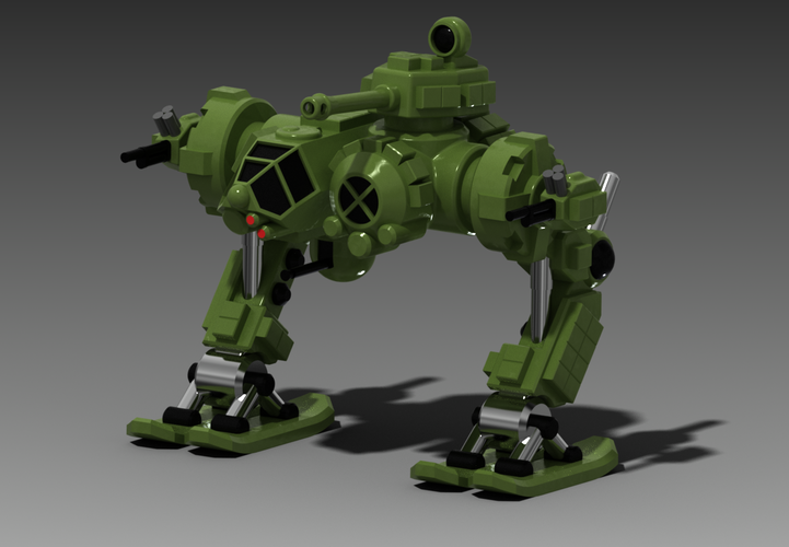 Russian Heavy Mech "Toad" (Zhaba) 3D Print 128480