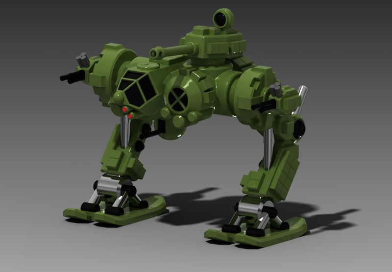 Russian Heavy Mech "Toad" (Zhaba)