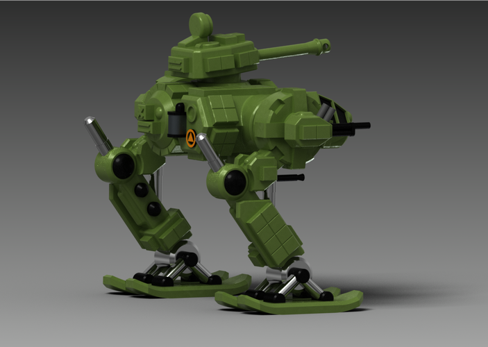 Russian Heavy Mech "Toad" (Zhaba) 3D Print 128481