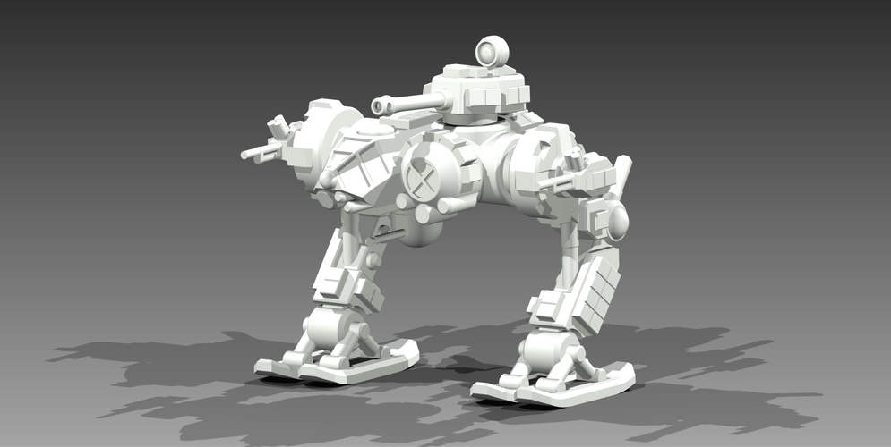 Russian Heavy Mech "Toad" (Zhaba) 3D Print 128485