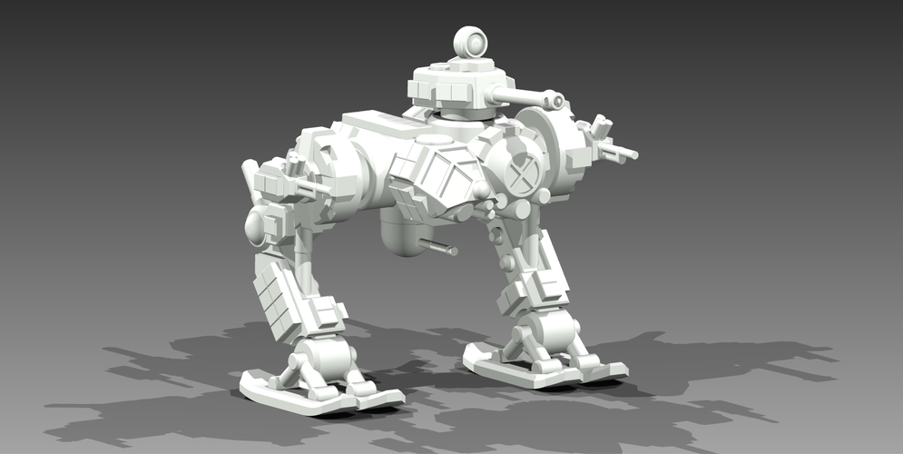 Russian Heavy Mech "Toad" (Zhaba) 3D Print 128486