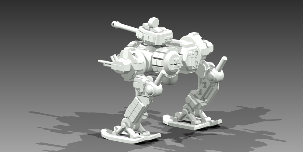 Russian Heavy Mech "Toad" (Zhaba) 3D Print 128488