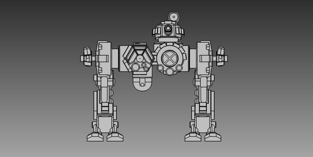 Russian Heavy Mech "Toad" (Zhaba) 3D Print 128489