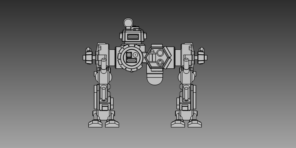 Russian Heavy Mech "Toad" (Zhaba) 3D Print 128490