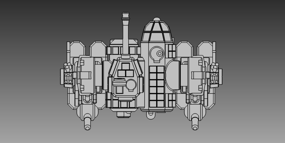 Russian Heavy Mech "Toad" (Zhaba) 3D Print 128493