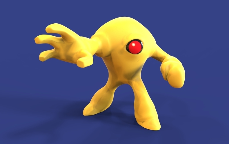 Mega man Yellow Devil 3D Print 128540