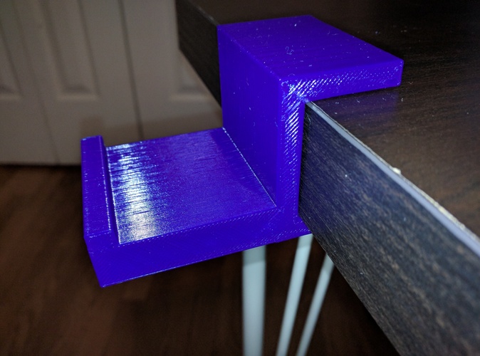 Headphone Table Hook 3D Print 128544