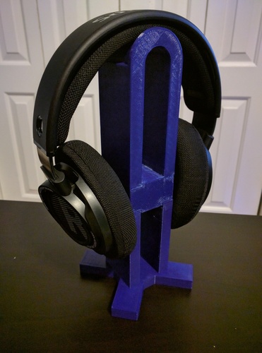 3d Printed Simple Headphone Stand By Elbobo117 Pinshape