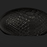 Faux Gatro/Croc skin Clutch Bag - Thumbnail 7