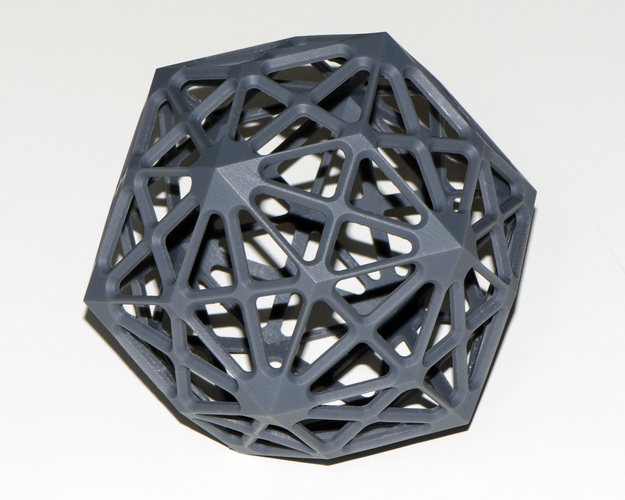 Rhombic Triacontahedron 3D Print 128613