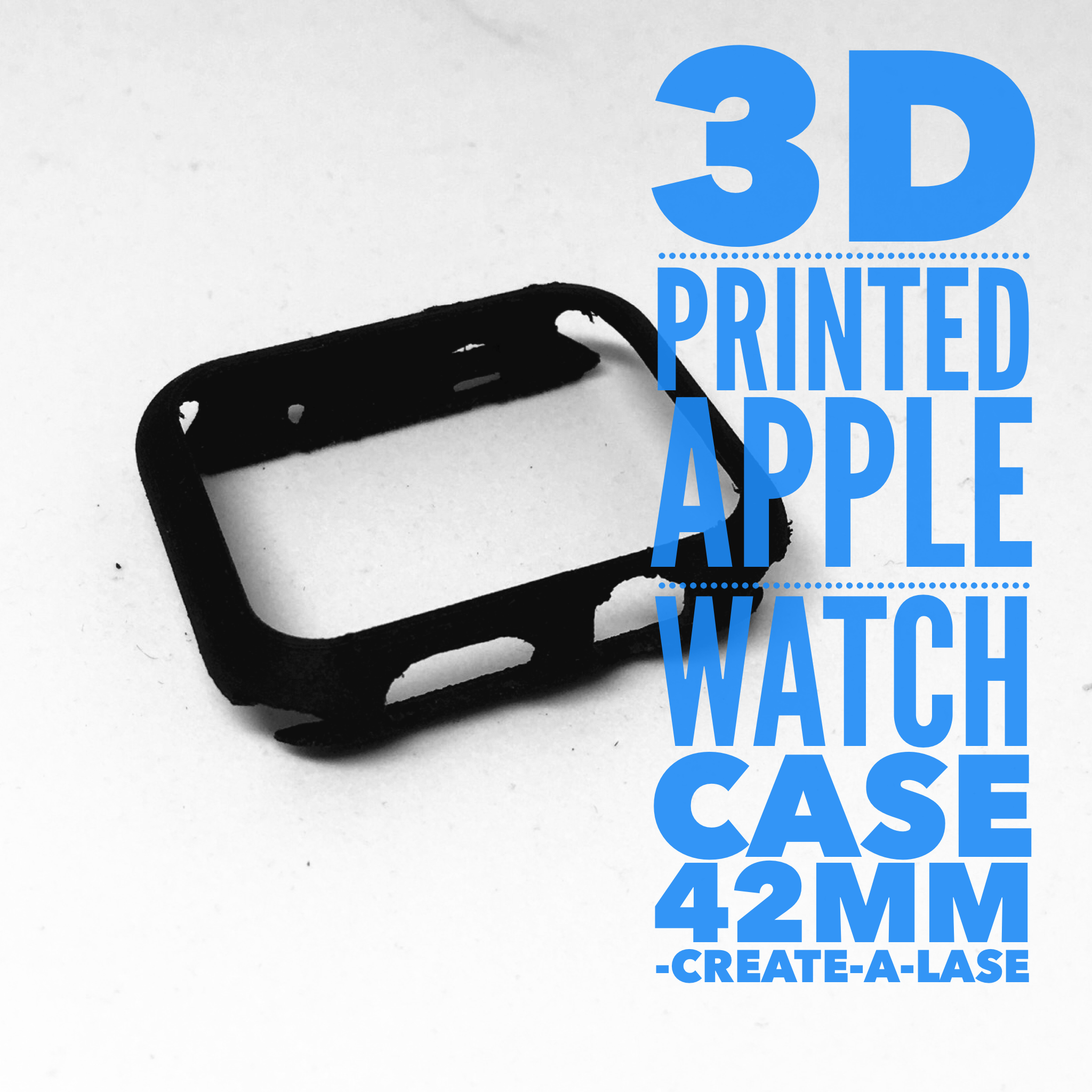 3D Printed 3D Printed Apple Watch Case Series 1 42mm by