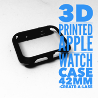 3D Printed Apple Watch Case Series 1 42mm - Thumbnail 1