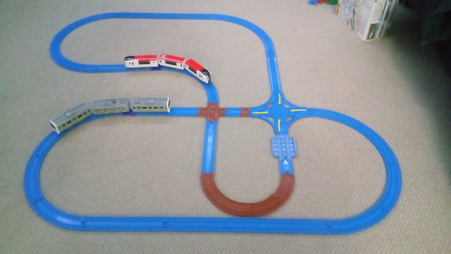 Tomy Plarail Train Track, 90deg Cross 3D Print 128696