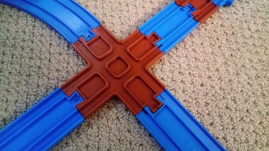 Tomy Plarail Train Track, 90deg Cross 3D Print 128697