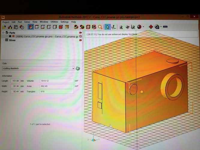 Prueva de diseño de go pro 3D Print 128717