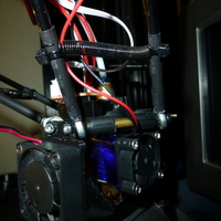 Small Kossel Fan shroud for the fisheye effector 3D Printing 128848