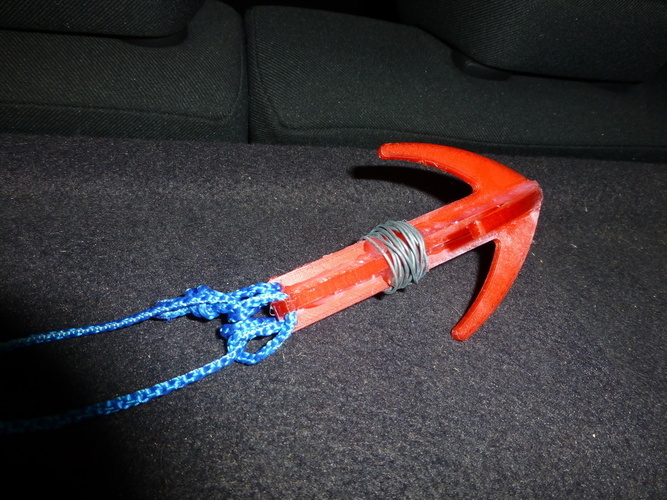 Grappling hook (to rescue quadcopters from trees) 3D Print 128851