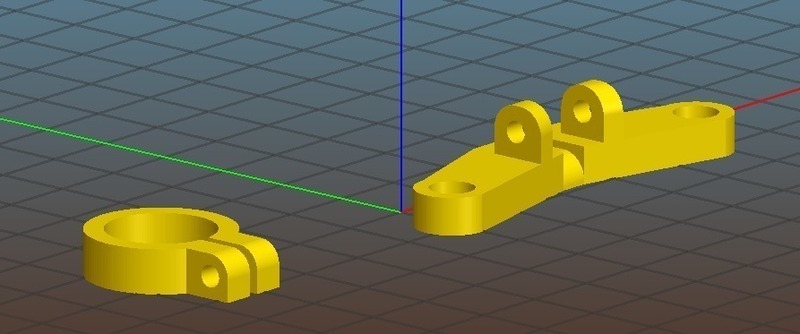 EMAX Nighthawk 250 Fatshark 600TVL FPV camera mount