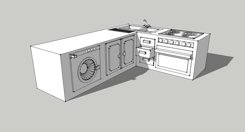 Kitchen 3D Print 128921