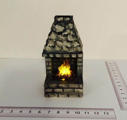 Chimenea - Fire place - cheminée 3D Print 128942