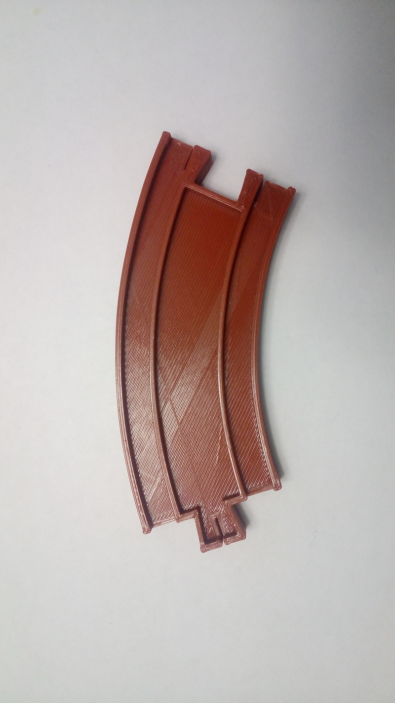 Tomy Plarail Train Track Curved, 45deg Tight Radius