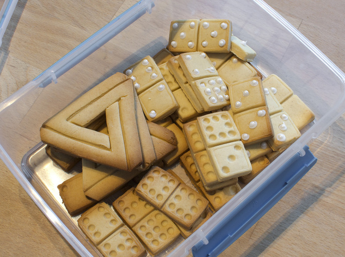  Domino Cookie Cutter 3D Print 129093